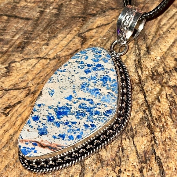 Sea Sediment Jasper Pendant 2 1/4” - Picture 3 of 8